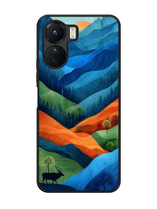 Layers Of The Land Glossy Soft Edge Case for Vivo Y16 Chachhi