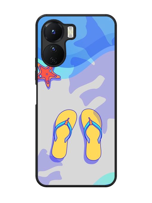 Sandy Toes And Salty Seas Glossy Soft Edge Case for Vivo Y16 Chachhi