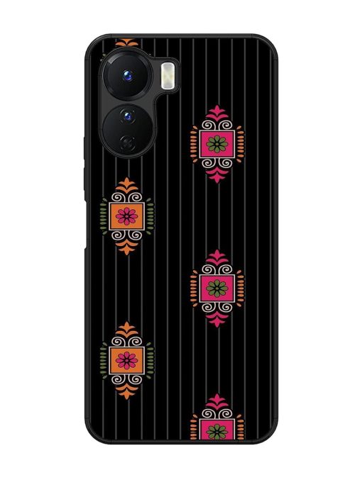 Ornate Elegance Glossy Soft Edge Case for Vivo Y16 Chachhi