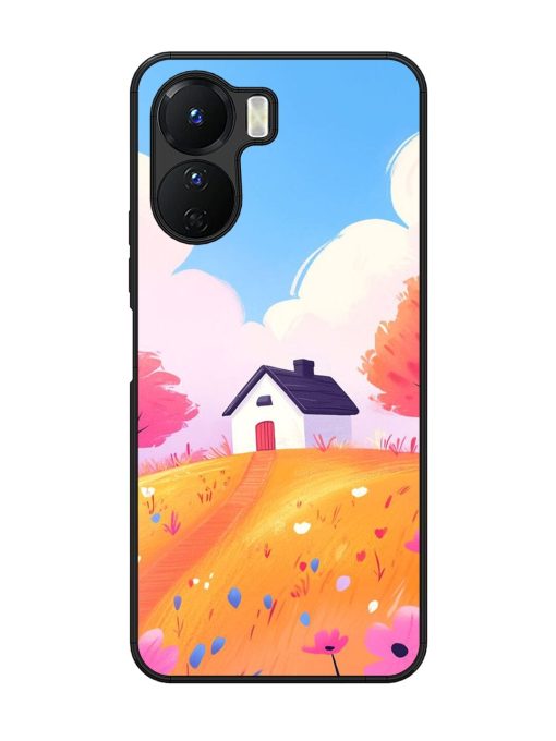 Hilltop Haven Glossy Soft Edge Case for Vivo Y16 Chachhi