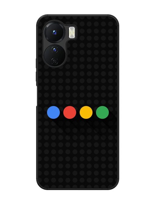 Google Dots Glossy Soft Edge Case for Vivo Y16 Chachhi