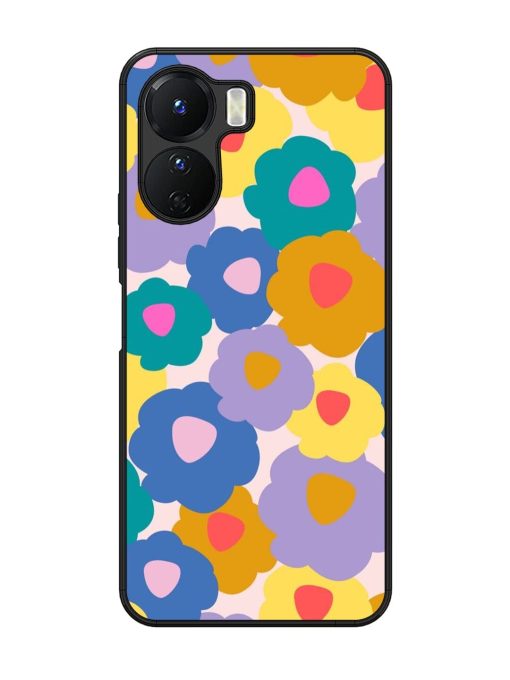 Flower Power Glossy Soft Edge Case for Vivo Y16 Chachhi