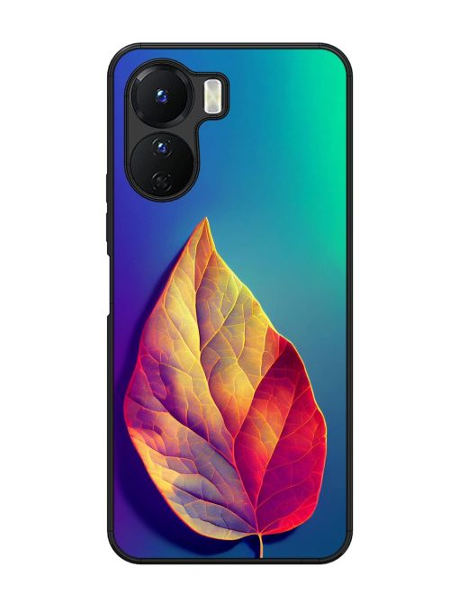 Autumn'S Embrace Glossy Soft Edge Case for Vivo Y16 Chachhi