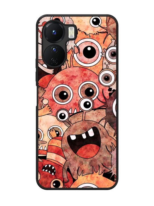 Monster Mash Glossy Soft Edge Case for Vivo Y16 Chachhi