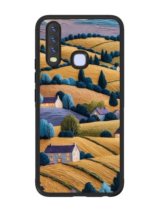 Rolling Hilltop Haven Glossy Soft Edge Case for Vivo Y17 Chachhi