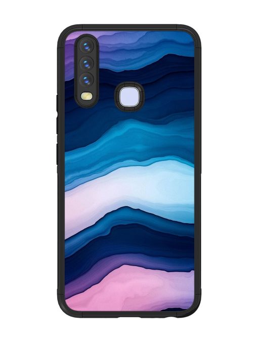 Oceanic Layers Glossy Soft Edge Case for Vivo Y17 Chachhi