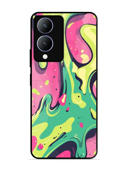 Gooey Grooves Glossy Soft Edge Case for Vivo Y17S Chachhi