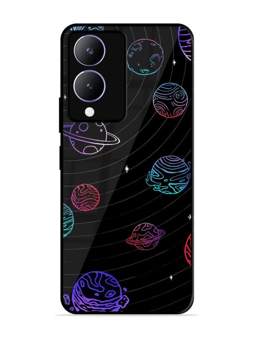 Cosmic Ballet Glossy Soft Edge Case for Vivo Y17S Chachhi