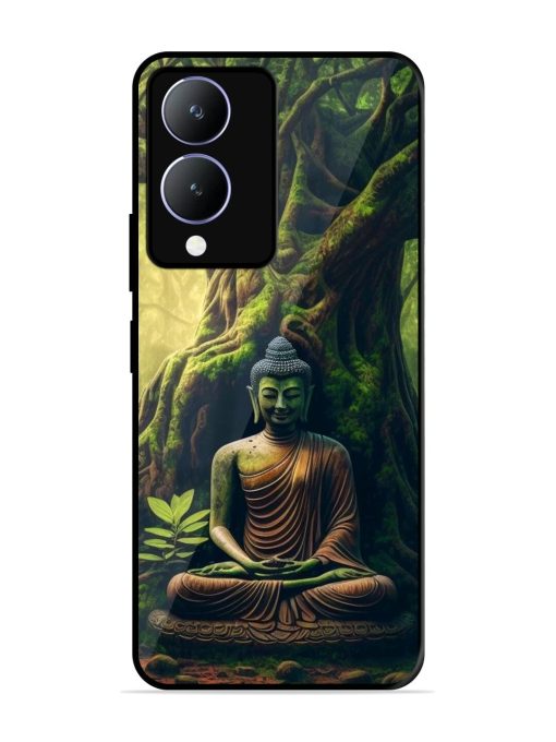 Green Buddha Art Glossy Soft Edge Case for Vivo Y17S Chachhi