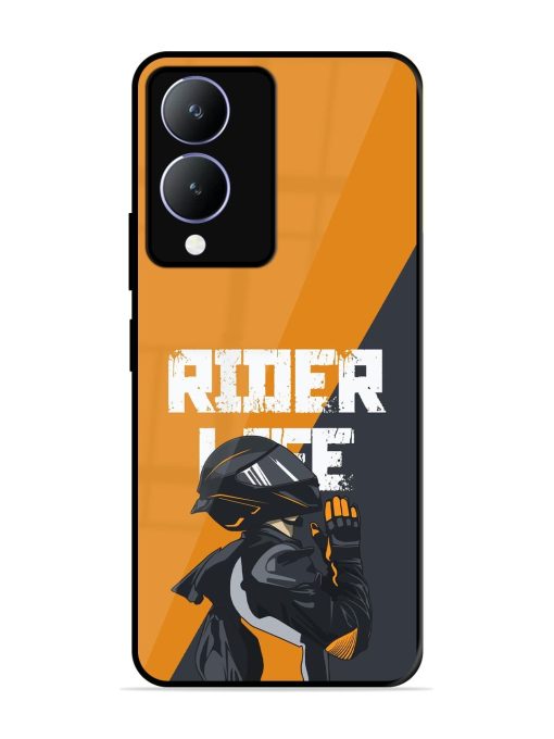 Ride Never Ends Glossy Soft Edge Case for Vivo Y17S Chachhi