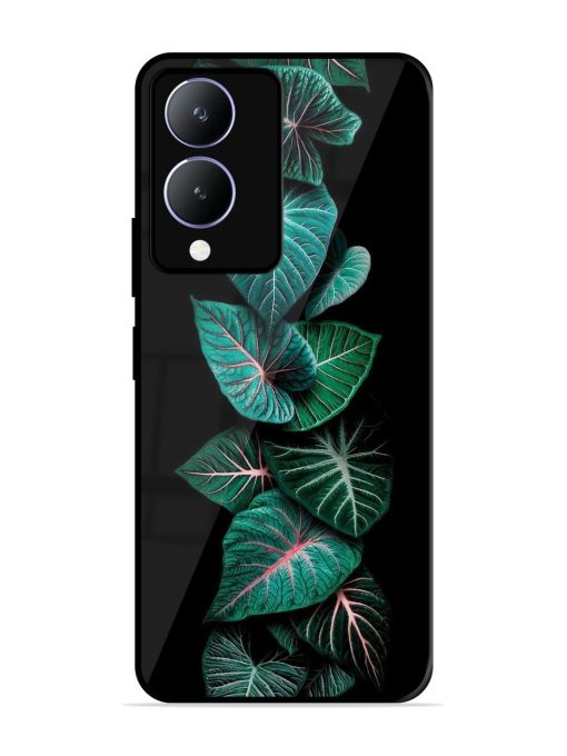 Emerald Elegance Glossy Soft Edge Case for Vivo Y17S Chachhi