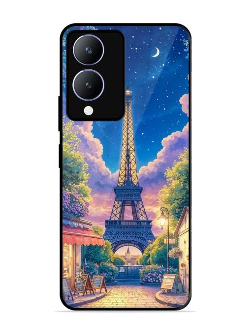 Twilight In Paris Glossy Soft Edge Case for Vivo Y17S Chachhi