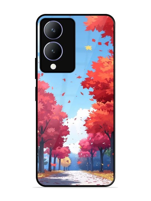 Autumn'S Embrace Glossy Soft Edge Case for Vivo Y17S Chachhi