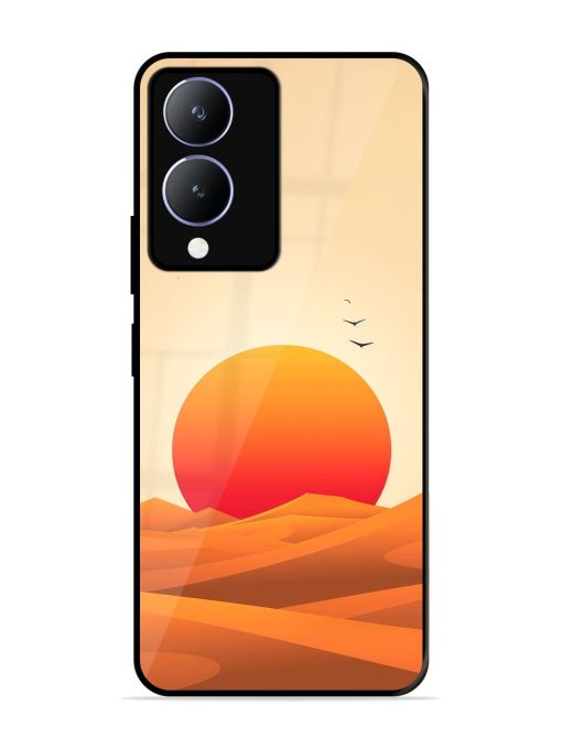 Desert Sunset Glossy Soft Edge Case for Vivo Y17S Chachhi