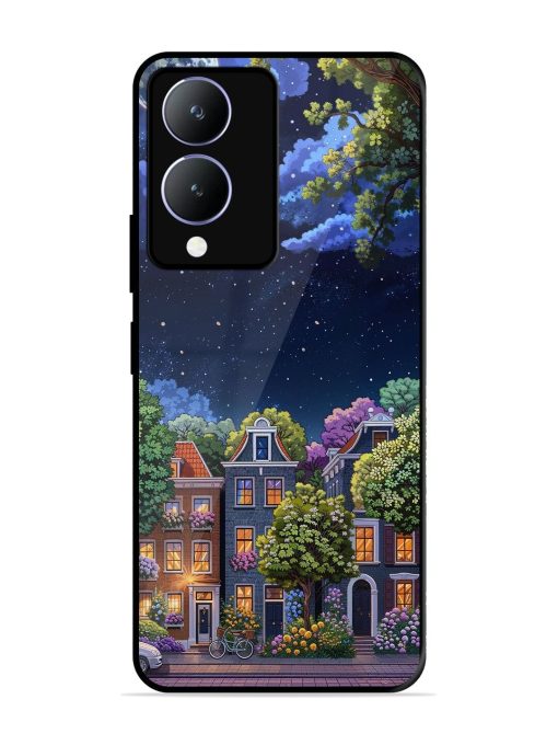 Moonlit Streets Glossy Soft Edge Case for Vivo Y17S Chachhi