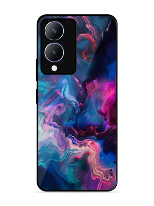 Cosmic Swirl Glossy Soft Edge Case for Vivo Y17S Chachhi