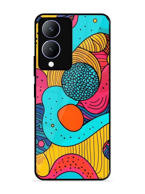 Psychedelic Patterns Glossy Soft Edge Case for Vivo Y17S Chachhi