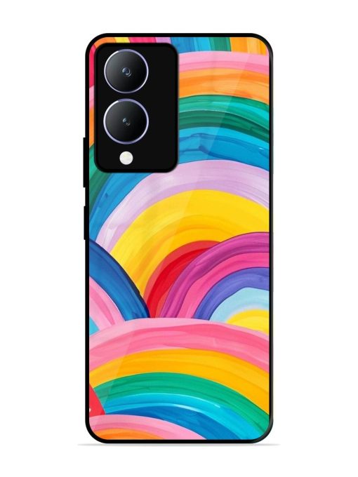 Rainbow Symphony Glossy Soft Edge Case for Vivo Y17S Chachhi