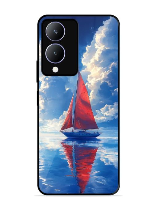 Crimson Sails Glossy Soft Edge Case for Vivo Y17S Chachhi