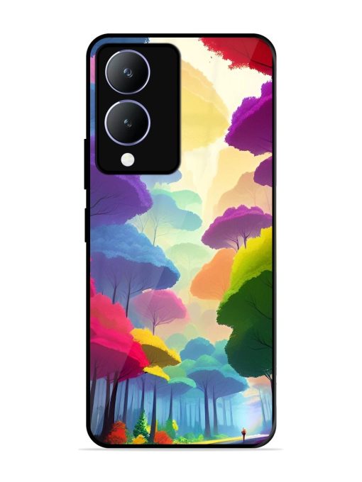 Rainbow Road Glossy Soft Edge Case for Vivo Y17S Chachhi