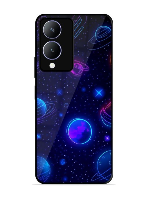 Neon Cosmos Glossy Soft Edge Case for Vivo Y17S Chachhi