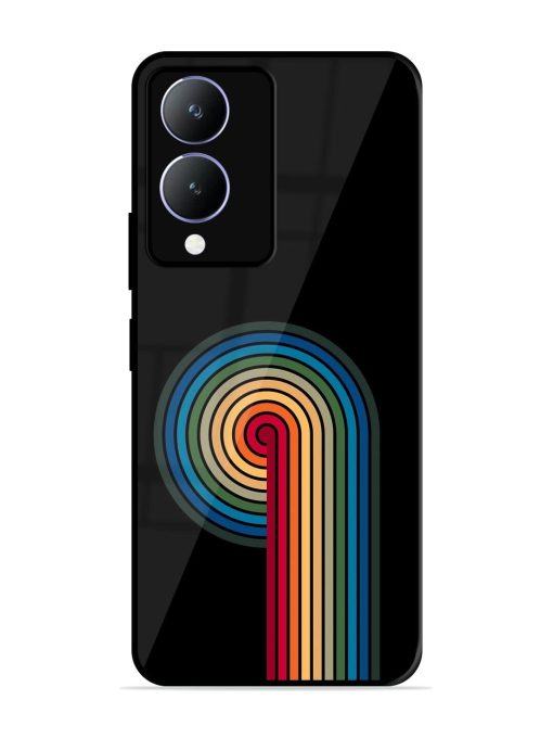 Rainbow Ripple Glossy Soft Edge Case for Vivo Y17S Chachhi