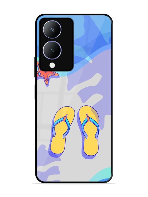 Sandy Toes And Salty Seas Glossy Soft Edge Case for Vivo Y17S Chachhi