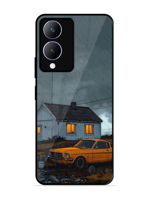 Rainy Day Retreat Glossy Soft Edge Case for Vivo Y17S Chachhi