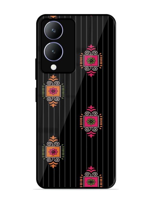 Ornate Elegance Glossy Soft Edge Case for Vivo Y17S Chachhi