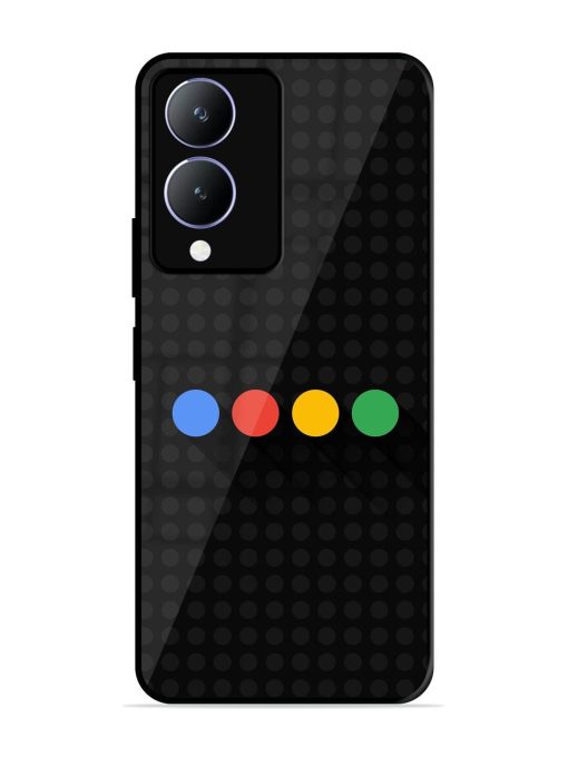 Google Dots Glossy Soft Edge Case for Vivo Y17S Chachhi