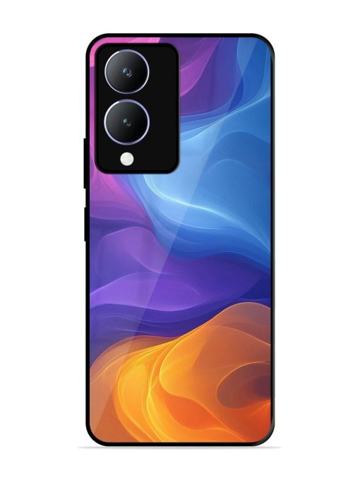 Cosmic Currents Glossy Soft Edge Case for Vivo Y17S Chachhi