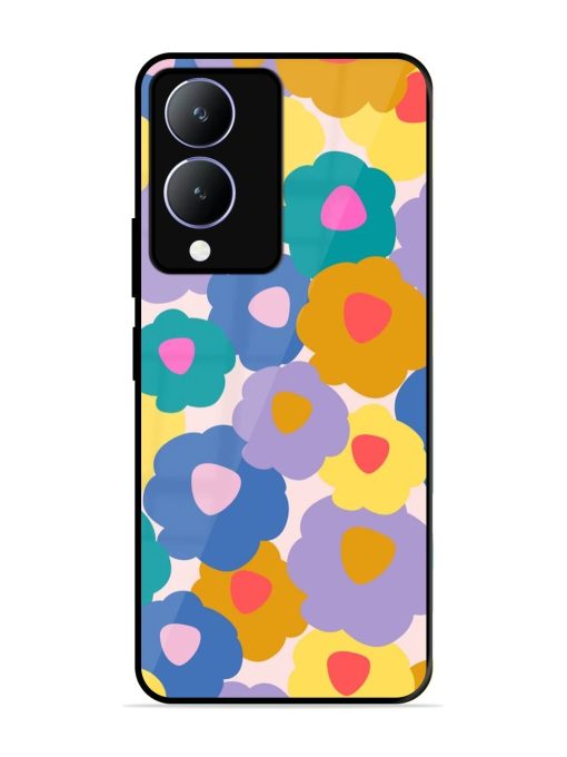 Flower Power Glossy Soft Edge Case for Vivo Y17S Chachhi