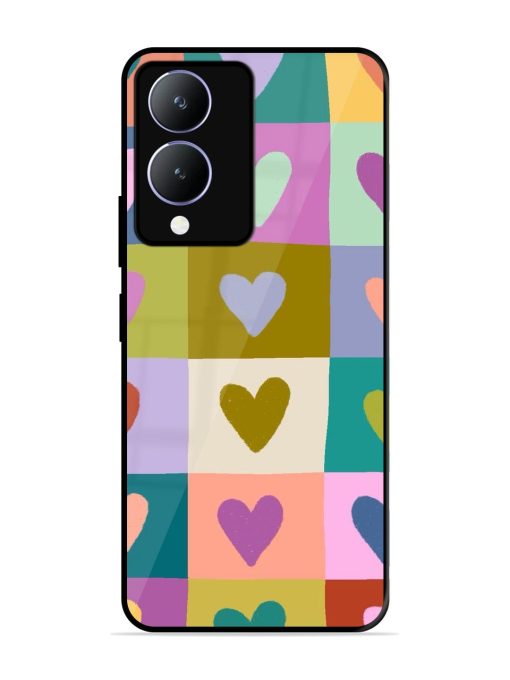 Box Of Hearts Glossy Soft Edge Case for Vivo Y17S Chachhi