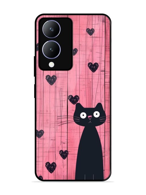 Feline Valentine'S Day Glossy Soft Edge Case for Vivo Y17S Chachhi