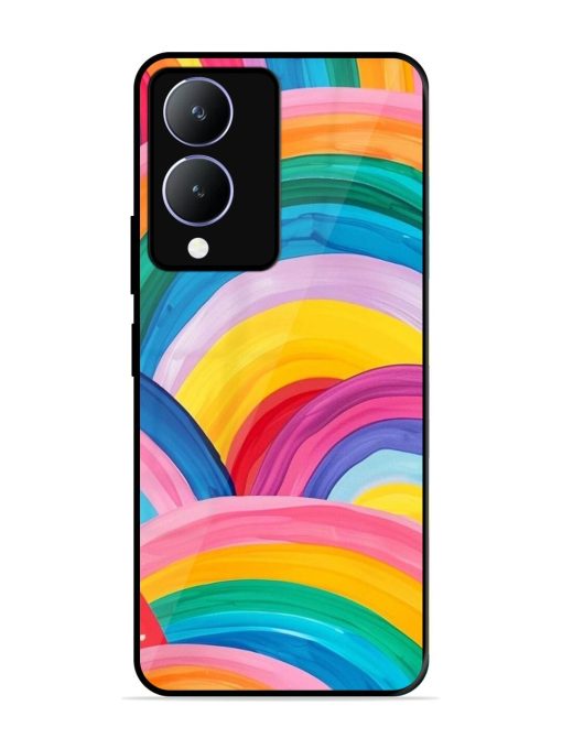 Rainbow Cascade Glossy Soft Edge Case for Vivo Y17S Chachhi