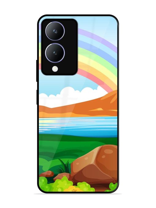 Rainbow Over The Lake Glossy Soft Edge Case for Vivo Y17S Chachhi