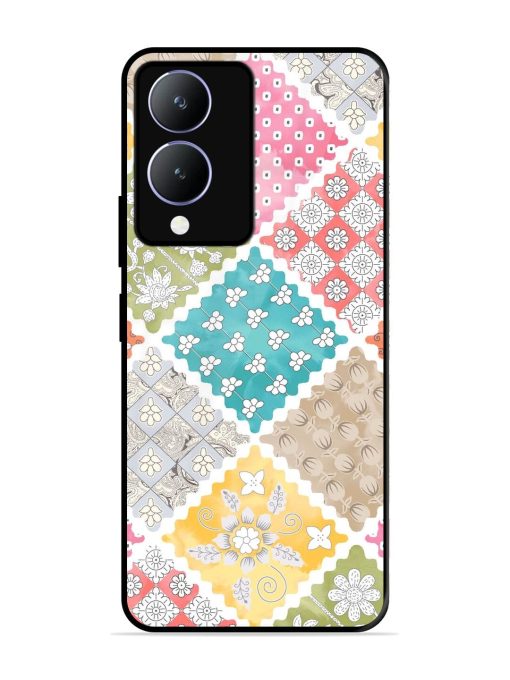 Patchwork Dreamscape Glossy Soft Edge Case for Vivo Y17S Chachhi