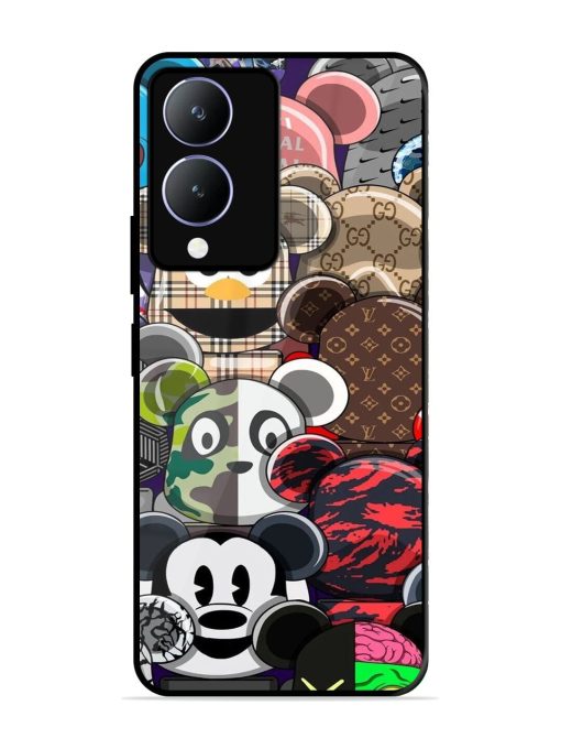 Streetwear Bearbrick Extravaganza Glossy Soft Edge Case for Vivo Y17S Chachhi