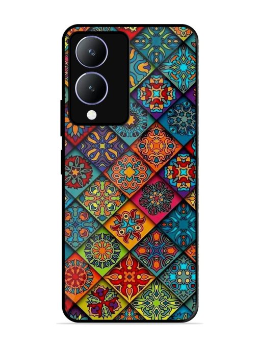 Patchwork Mandala Mosaic Glossy Soft Edge Case for Vivo Y17S Chachhi