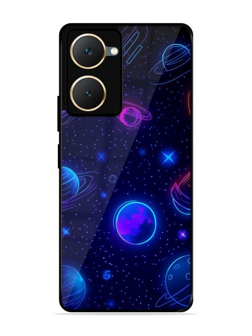 Neon Cosmos Glossy Soft Edge Case for Vivo Y18 Chachhi