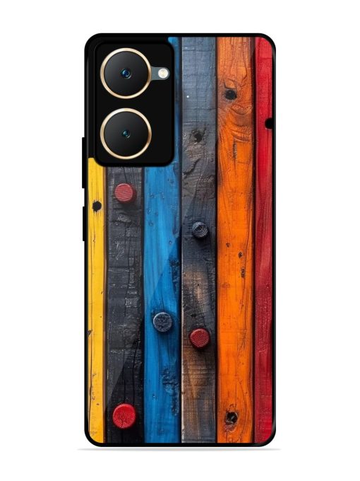 Rainbow Plank Glossy Soft Edge Case for Vivo Y18 Chachhi