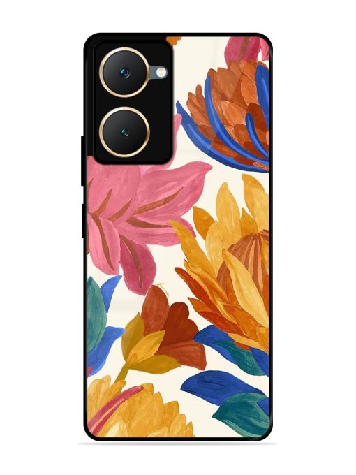 Blooming Tapestry Glossy Soft Edge Case for Vivo Y18 Chachhi