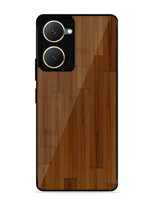 Warm Woodgrain Glossy Soft Edge Case for Vivo Y18 Chachhi