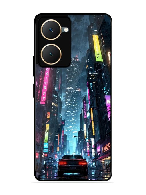 Neon Nightscape Glossy Soft Edge Case for Vivo Y18 Chachhi