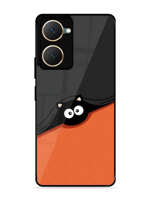 Peek-A-Boo Kitty Glossy Soft Edge Case for Vivo Y18