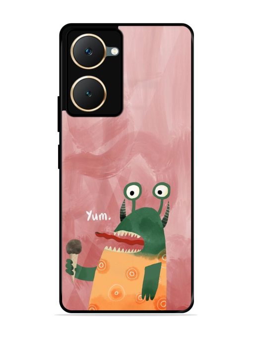 Hungry Monster Glossy Soft Edge Case for Vivo Y18 Chachhi