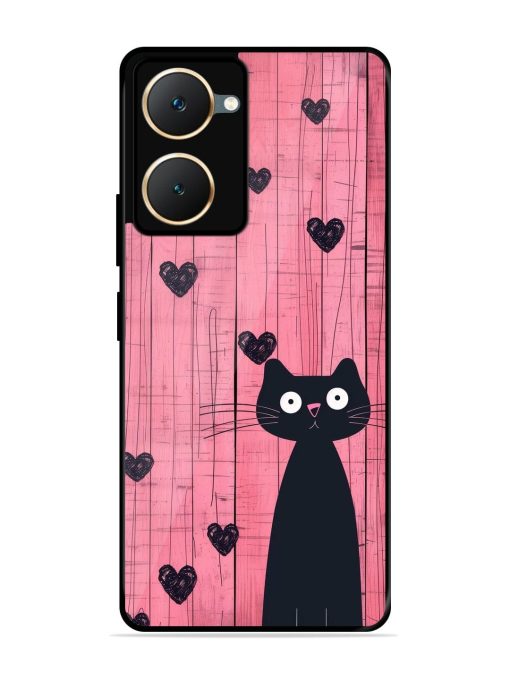 Feline Valentine'S Day Glossy Soft Edge Case for Vivo Y18