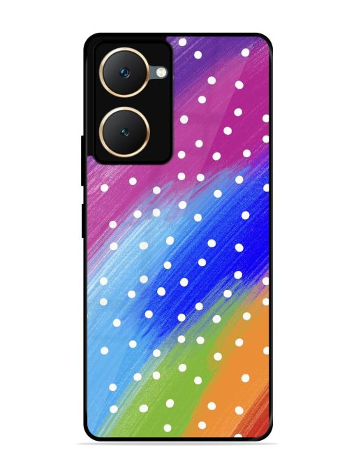 Rainbow Polka Dot Dream Glossy Soft Edge Case for Vivo Y18 Chachhi