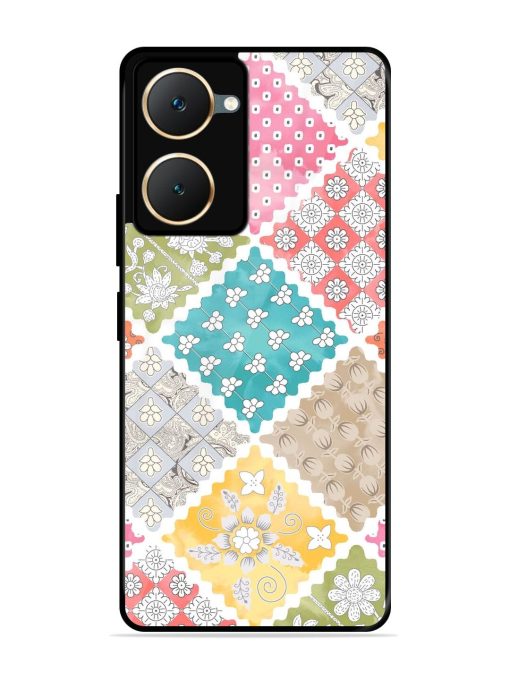 Patchwork Dreamscape Glossy Soft Edge Case for Vivo Y18 Chachhi