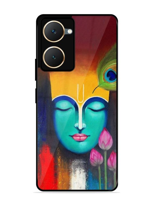 Divine Tranquility: The Face Of Krishna Glossy Soft Edge Case for Vivo Y18 Chachhi